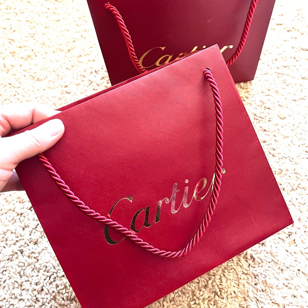 Cartier shopping bag